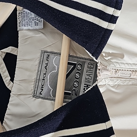 Nicklaus, mens 2000 Y2K vintage rough weather systems silky zip up jacket. XXL/T - Picture 2 of 11